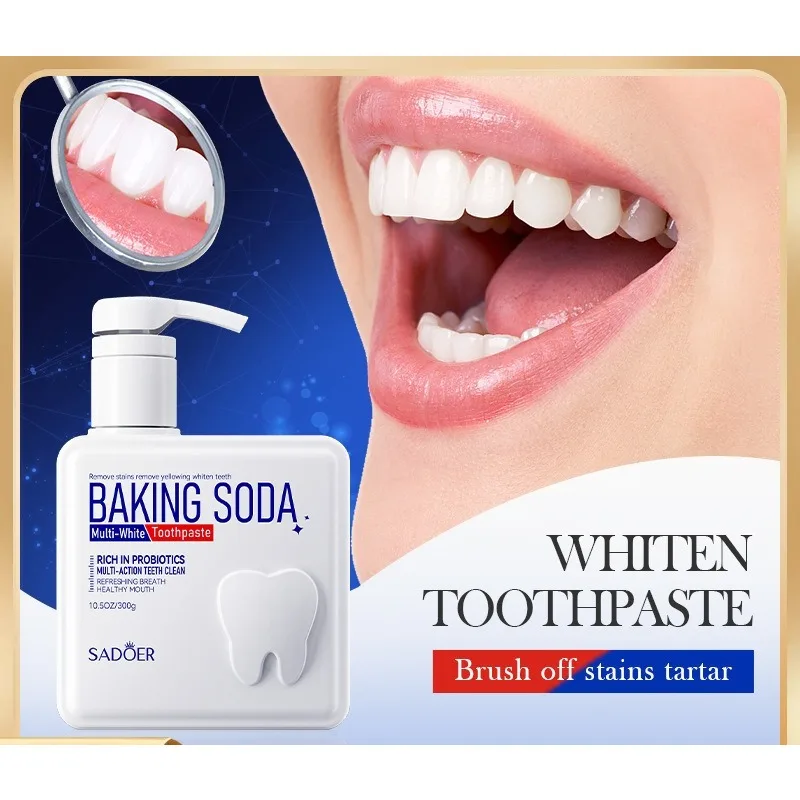 

Пробиотический насос для выпечки соды, балансы зубной пасты, флора для полости рта, удаляет пятна, освежает дыхание