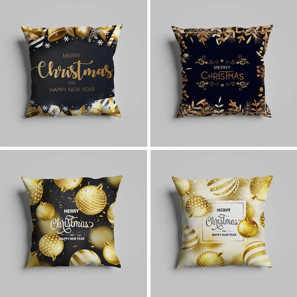 

Merry Christmas Decorations Pillow Case luxurious home office, sofa decorative Multi sized car seat cushions, pillowcases