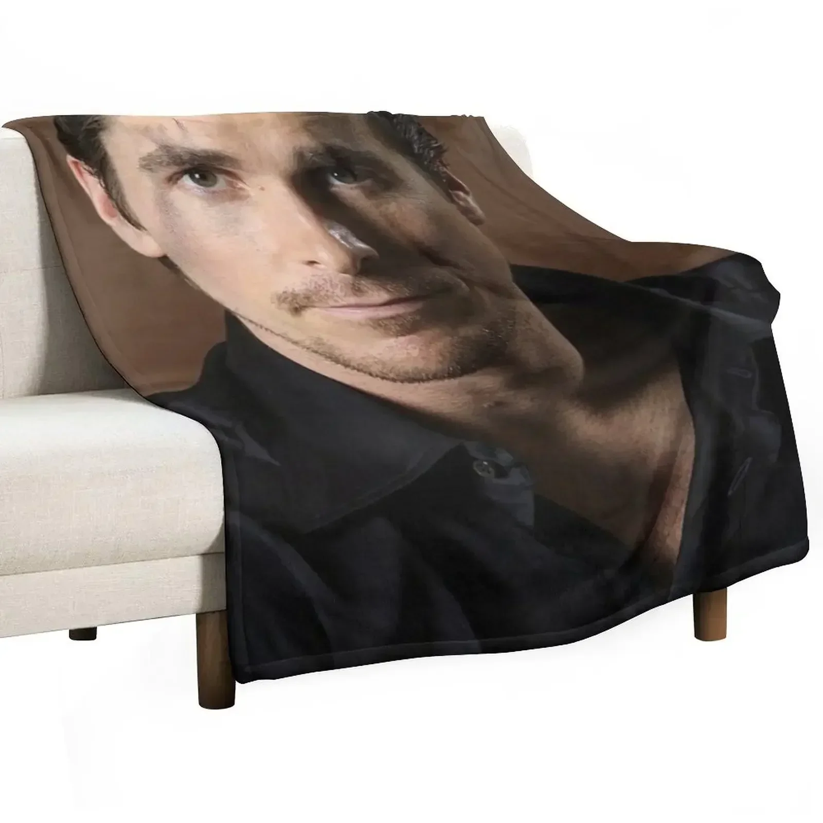 

Christian Bale Throw Blanket Weighted Hairy Luxury Thicken blankets ands Blankets