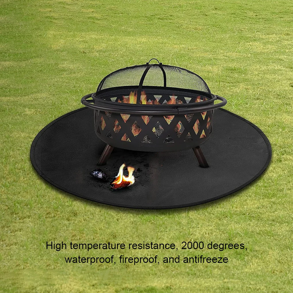 Breeo Fire Pits Mat Versatile And Durable Outdoor Protection Double-sided Fireproof Oil-proof