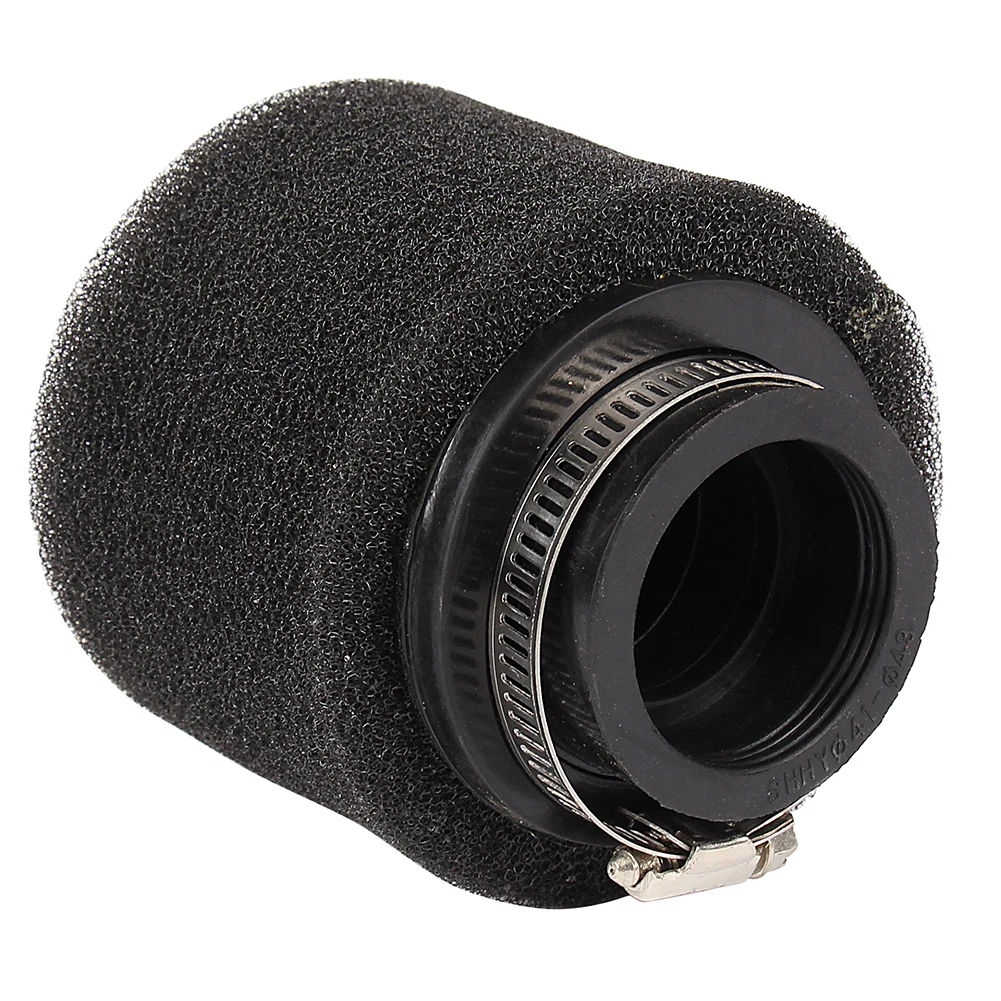 Motorcycle Double Sponge Straight Neck Air Filter Cleaner  35 38 40 42 45 48mm For Kayo BSE Motorcycle Dirt Pit Bike ATV Filters