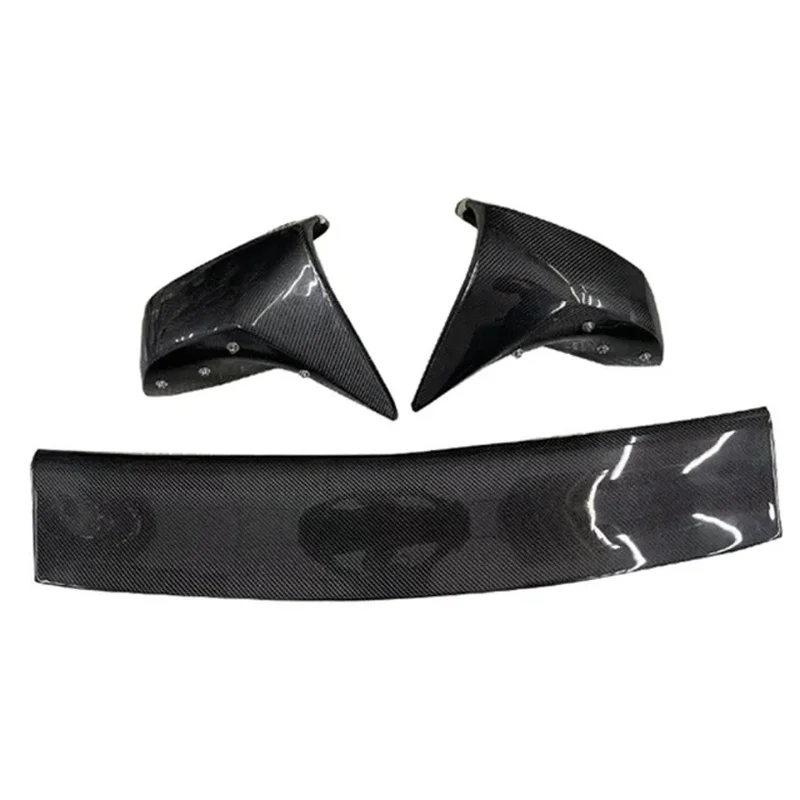 High Quality GT‑Style Double‑Deck Carbon Fiber Rear Spoiler Wing 3