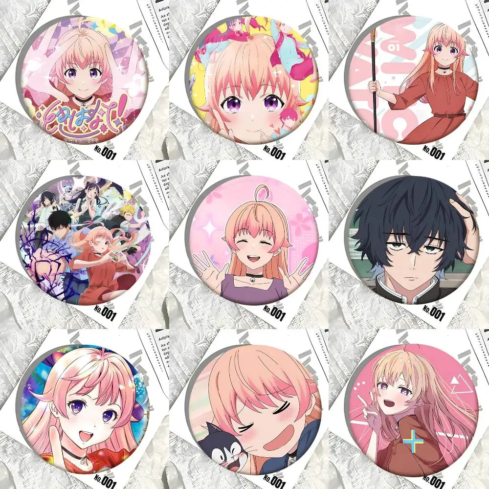 Comics WITCH WATCH Round Badge Creative Brooch Clothing Backpack Accessories Lapel Pin