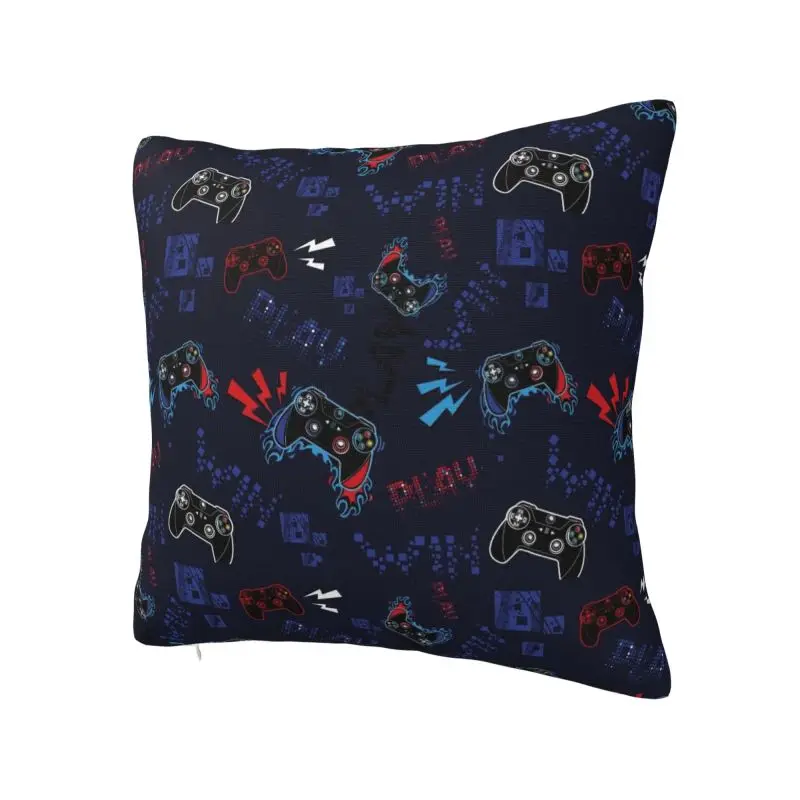 Custom TV Game Fan Style Gamepad Square Pillow Case Home Decorative Cushion Cover Throw Pillow for Car Double-sided Printing