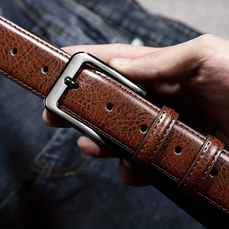 Grenzüberschreitender Außenhandelsgürtel Herren High-End Vielseitiger Business-Gürtel Dornschließe Quelle Hersteller Großhandel – Detail 4