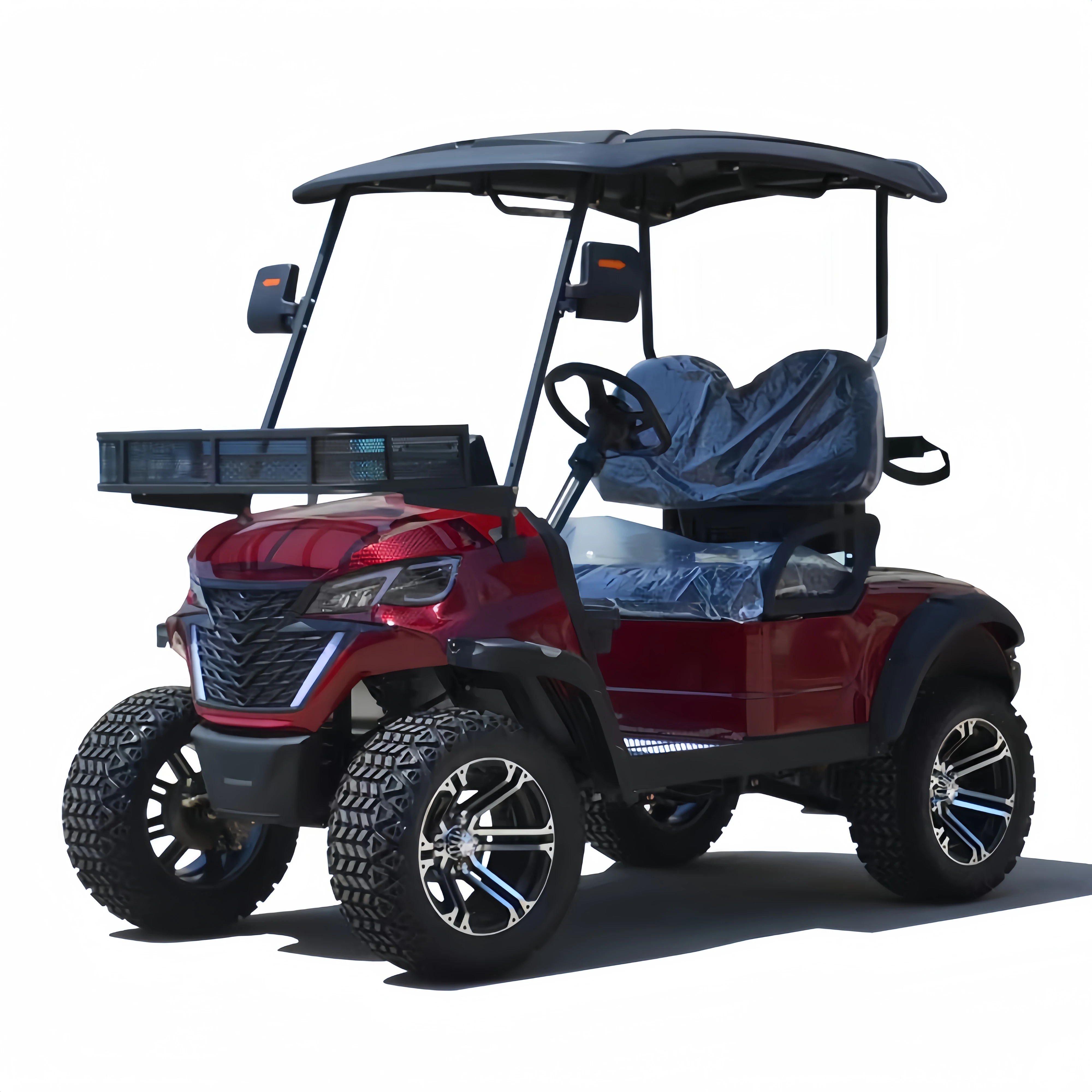 48v electric golf cart 2+2 seater lithium battery golf kart off-road vehicle garden villa hunting passenger golf cart