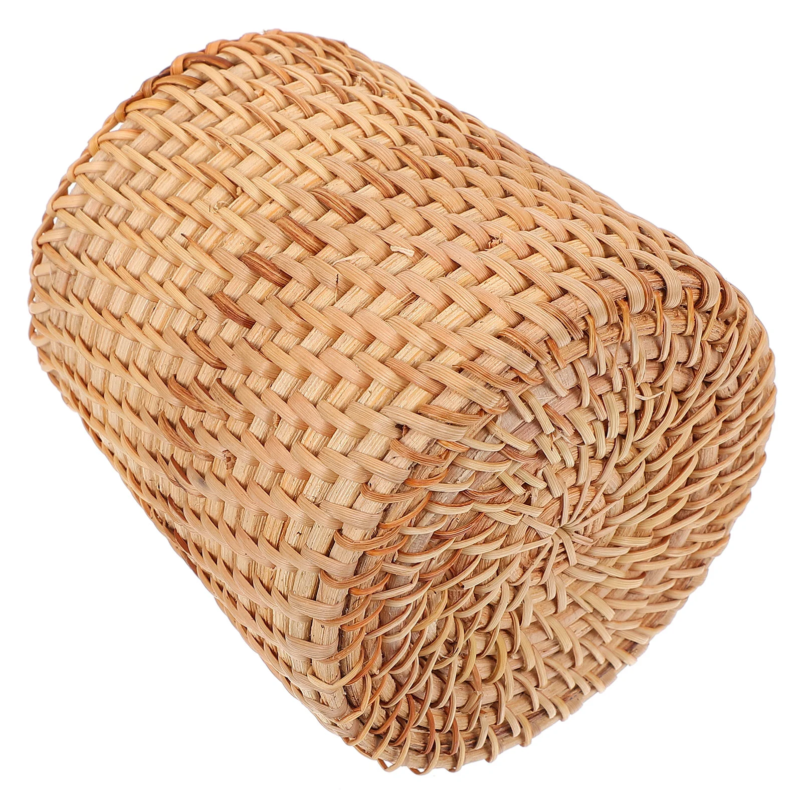 

Plant Rattan Storage Tube Woven Basket Organizer Office Pen Holder Seagrass Baskets