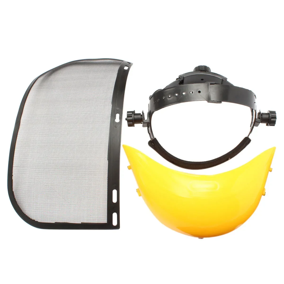 Casco de seguridad para motosierra, máscara protectora para cortacésped, visera forestal, protección facial, protección de seguridad
