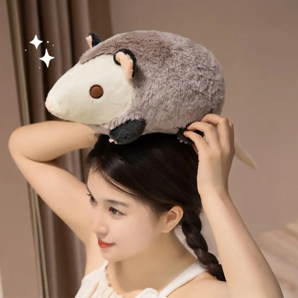 PP Cotton Simulation Mouse Plushie Doll Fluffy Soft Real Life Rat Plush Toys Comfortable Ins Realistic Mouse Stuffed Toy