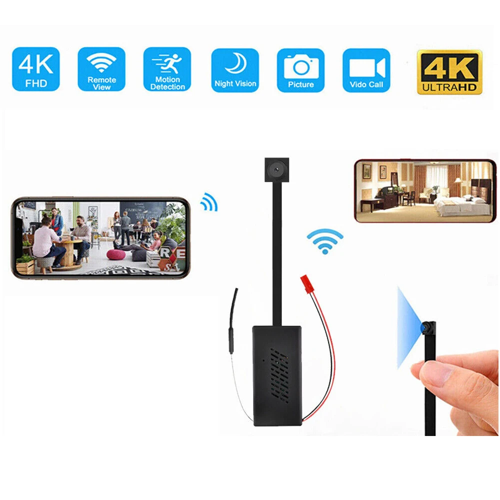 

1080P Mini WIFI Nanny Cam Wireless Night Vision Camcorder Sports DV DVR Video Recorder Screw DIY Portable Remote View Camera