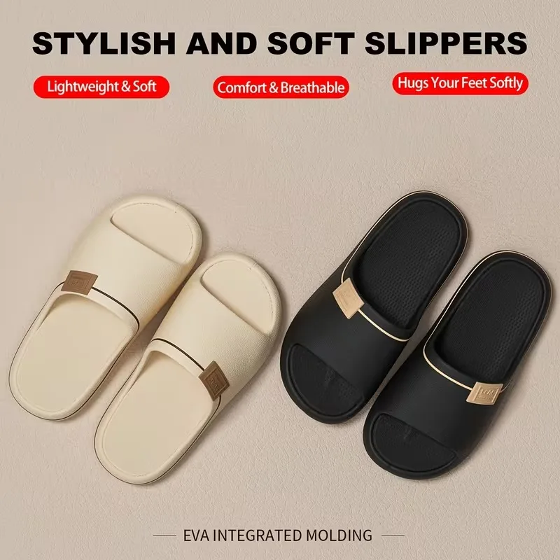 Summer Fashion EVA Slippers Indoor Outdoor Non Slip Home Bathroom Men Women Thick Sole Casual Comfortable Beach vacation shoes