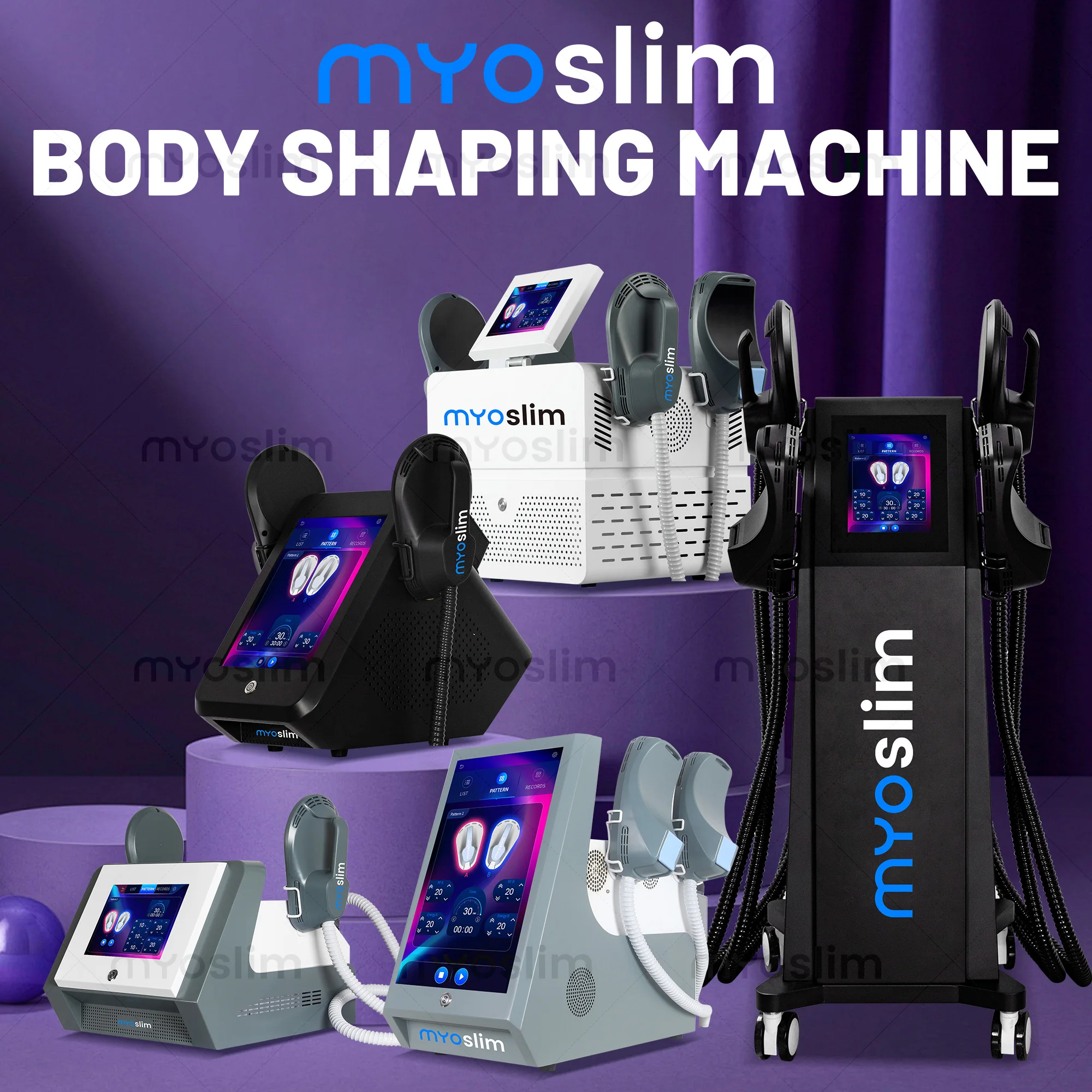 MYOslim Neo RF EMS Body Shaping Device 6500W High-Intensity EMS Vibration Massage for Fitness Weight Loss And Shaping