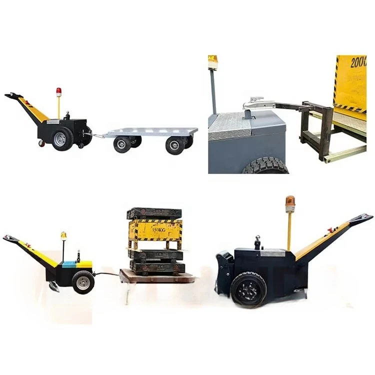 1000kg 1 2 3 5 6 ton pequeno mini portátil caminhada tipo movimento bateria elétrica operado manual inteligente trator de reboque
