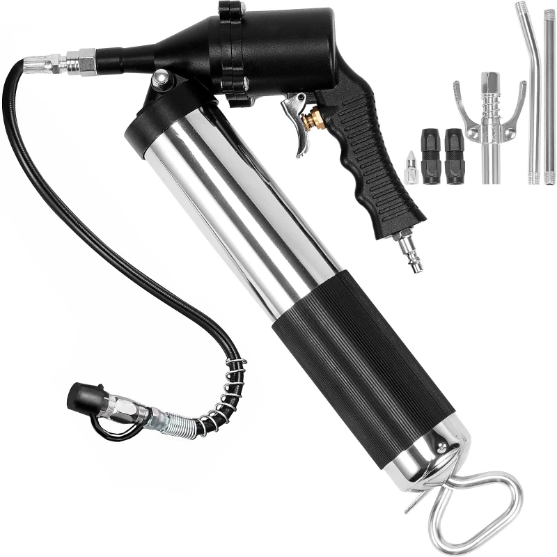 6000PSI Pistol Grip Heavy Manual Rigid 400CC Capacity with Flexible Hose For Cars SUV Truck Excavator