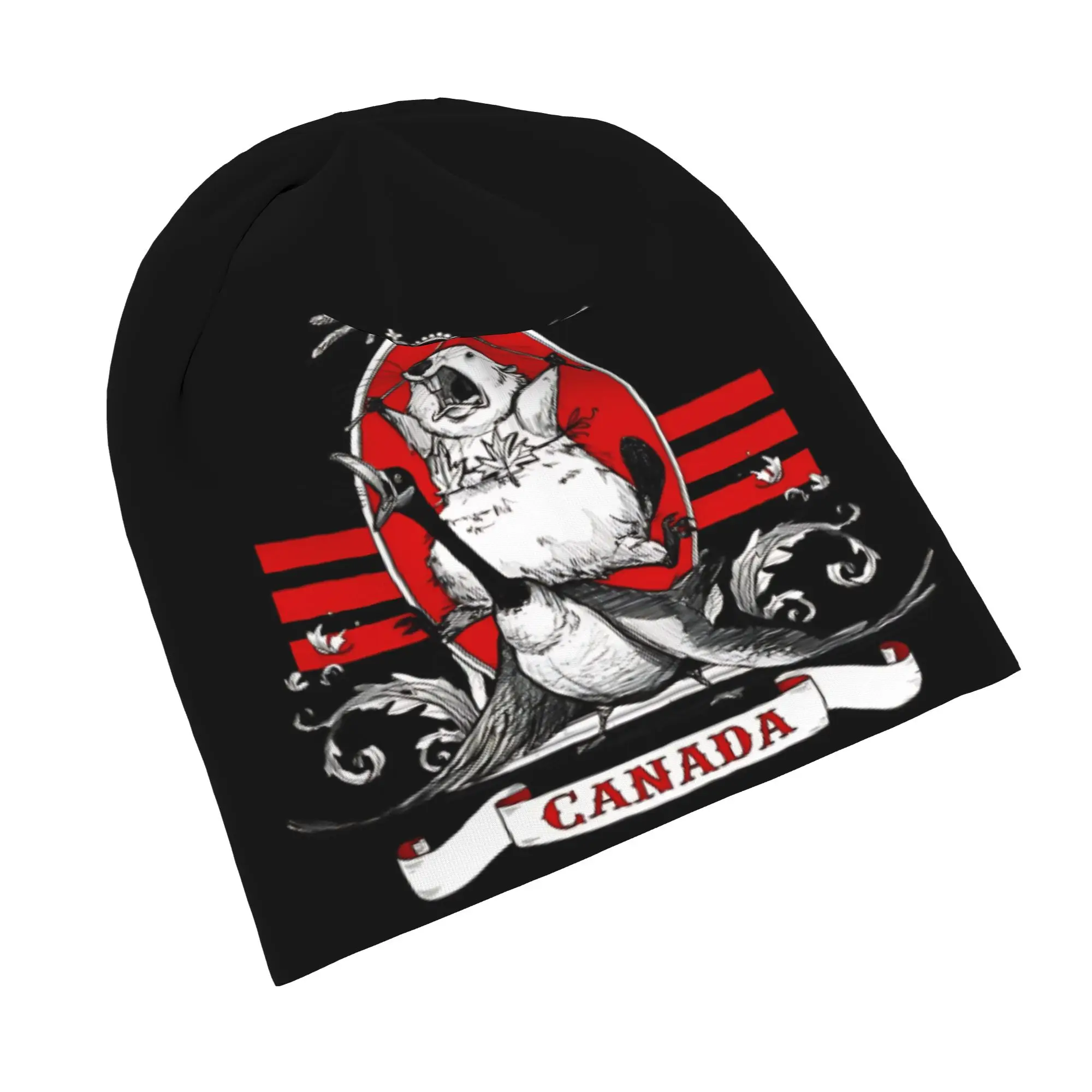 Funny Canada Is Calling and I Must Go Flag  Skull Cap Beanie Quick Dry  Gym Workout Hat for Men Women