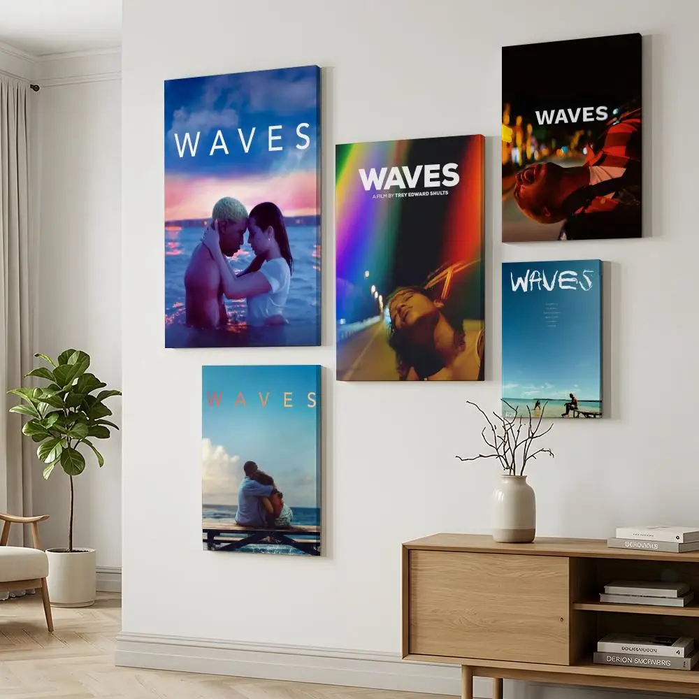 Classic Movie W-Waves Painting Calligraphy Durable Painting Canvas Poster Wall Hanging Home Interior Decoration Art Mural Gift
