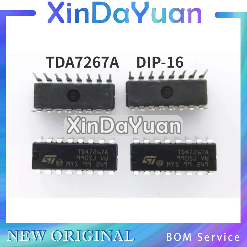 5 pcs  tda7267a TDA7267A DIP-16  Sound Amplifier Integration Block