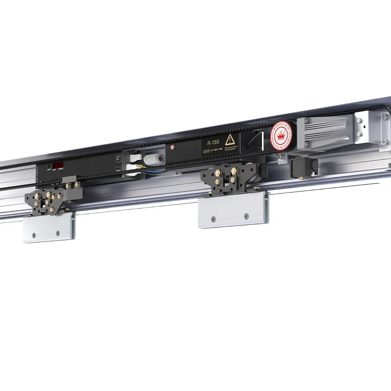 

Electric glass door access control machine track full set of accessories induction translation door unit