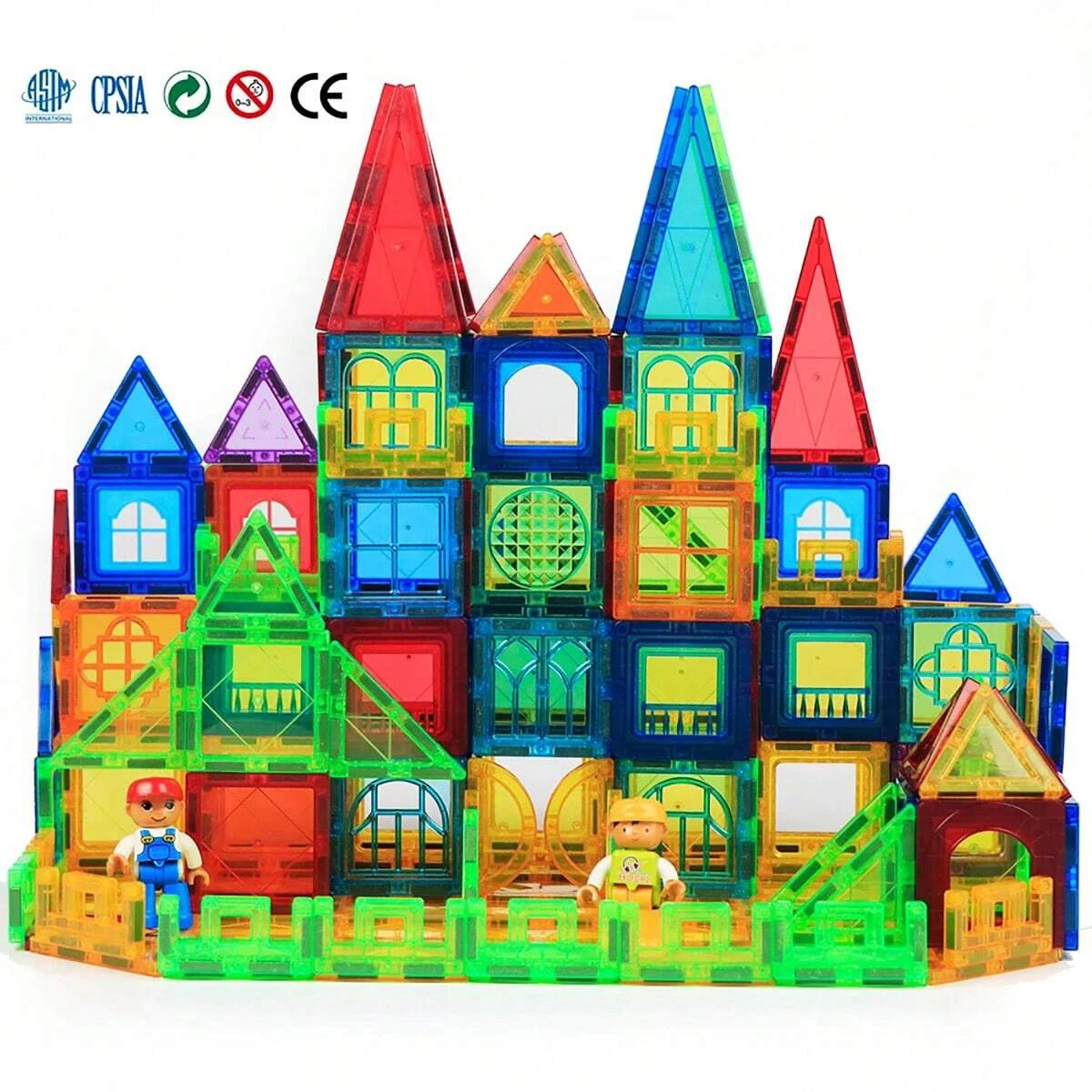 DIY Model Designer Construction Magnetic Building Block Toys Set Magnet Block Tiles Montessori Educational Toys For Kids Gifts