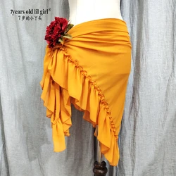 Belly Dance Sequin Fringe Scarf 2023 New Sequined Tribal Fusion Belly Dance Hip Scarfs BW507