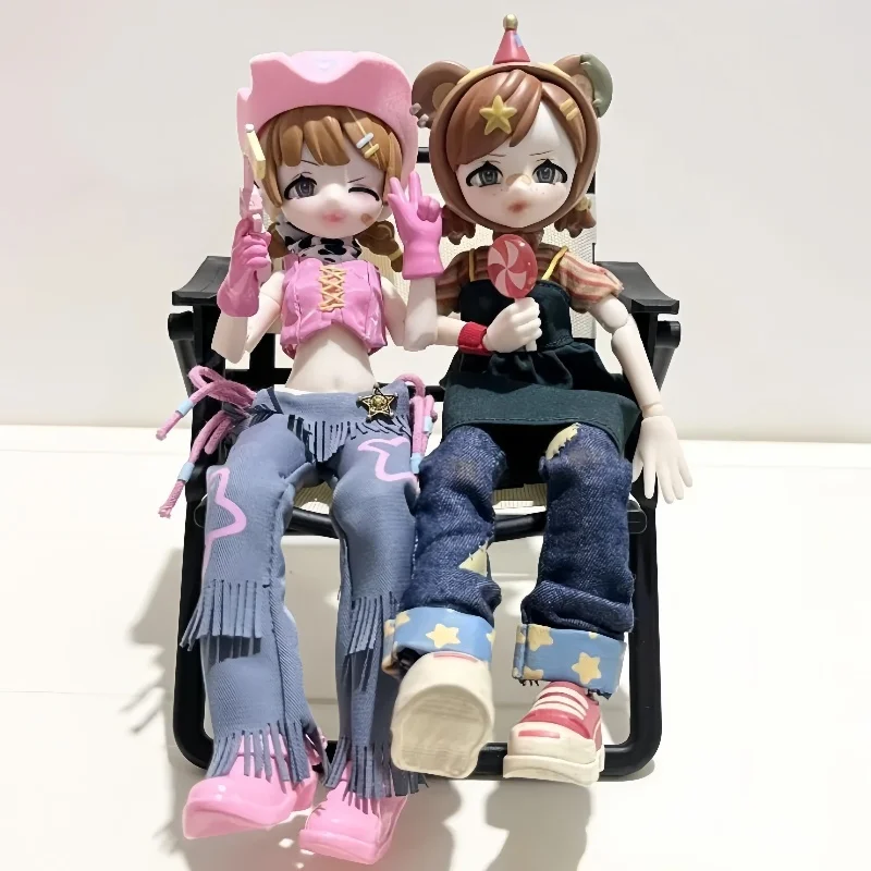 

В наличии Eve Lynna Dream Park Series, модная Bjd глухая коробка, кавайная экшн-кукла, настольные украшения, фигурки, модель, праздничные подарки