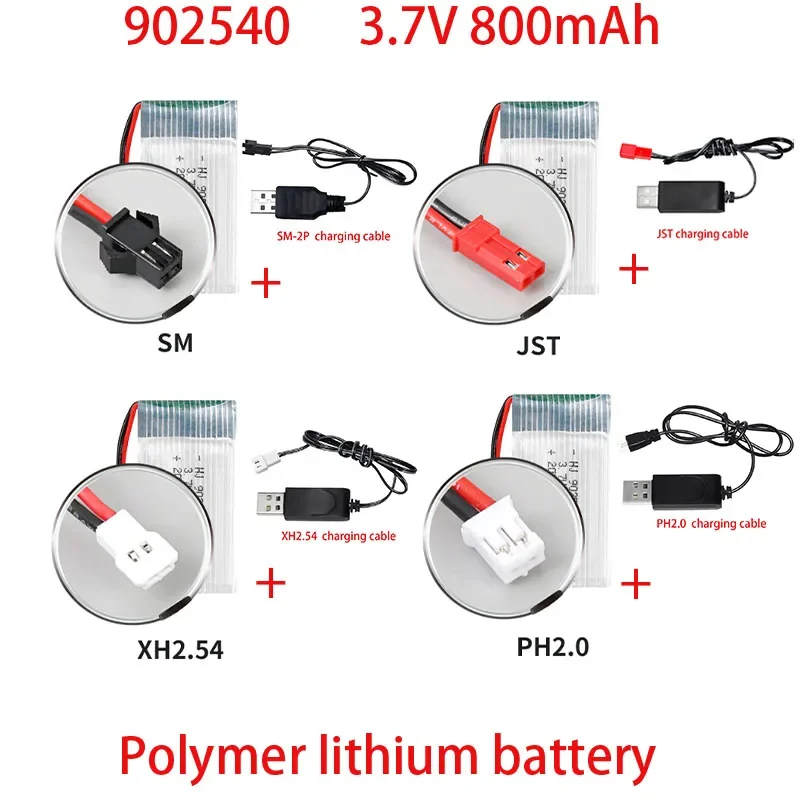 3.7V 800mAh 902540 Lipo Battery for Syma X5 X5HC X5HW X5C X5SW MJX X400 X300C X800 RC Quadcopter Drone Spare Part 3.7v Battery