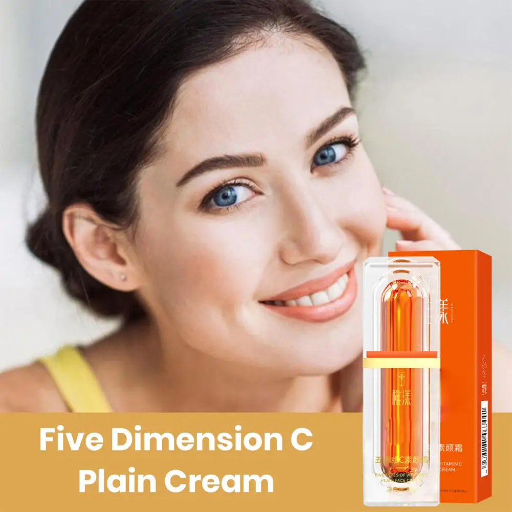 Lightweight Face Cream Safe Gentle Vitamin C Concealer Cream for Students Office Workers Plain Face Makeup Isolation Cream Plain