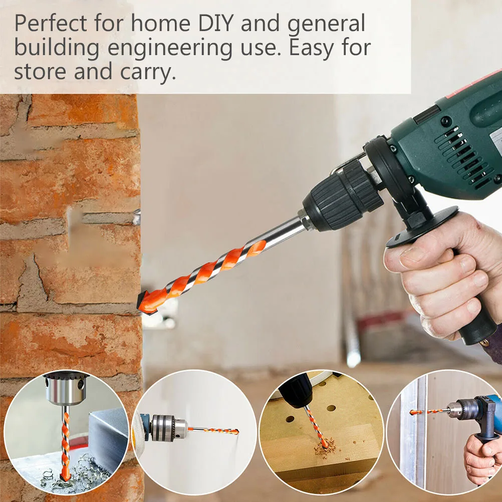 

10Pcs Drill Bit Set High-Speed Steel Alloy with Precision Grinding for Fast Drilling and Excellent Chip Removal Home DIY Ceramic