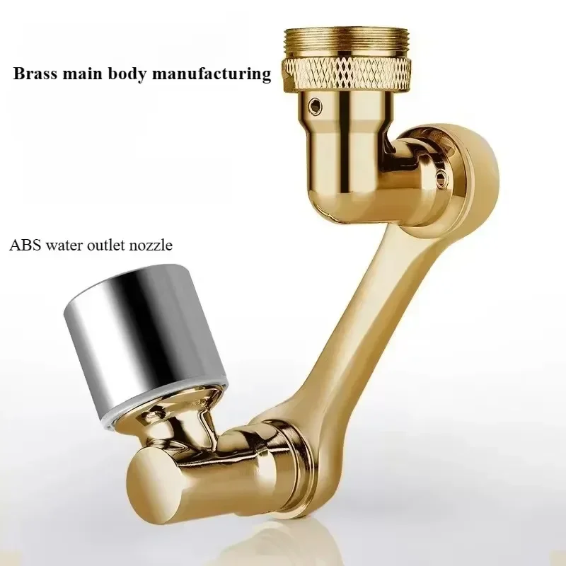 Faucet bubbler, bathroom, kitchen faucet extender, multi-angle rotating extension robotic arm bubbler