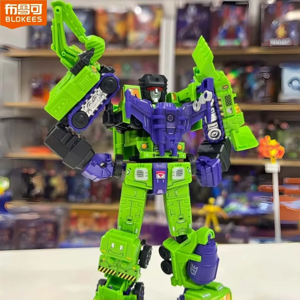 Nowe Zestawy Transformery Blokees Devastator Wersja Defender, Zestawy Kombinowane Devastator, Zabawki Opancerzone, Akcesoria do Wiertarek, Uchwyt