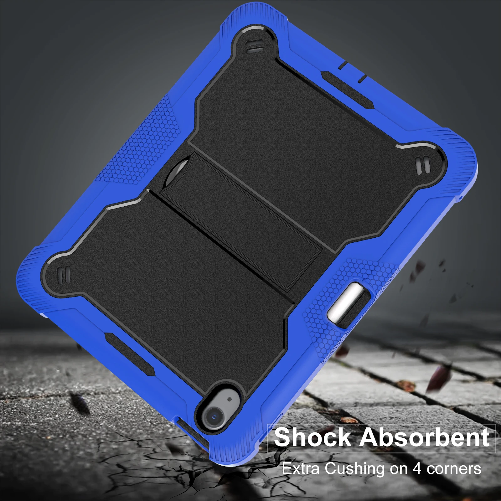 حافظة لجهاز iPad Air 5 Air 6 A16 11th Pro 11 Air 13 Armor Stand مقاومة للصدمات لجهاز iPad 10.5 10.2 9th 8th 6th 5th 9.7 Mini 7 6 #6