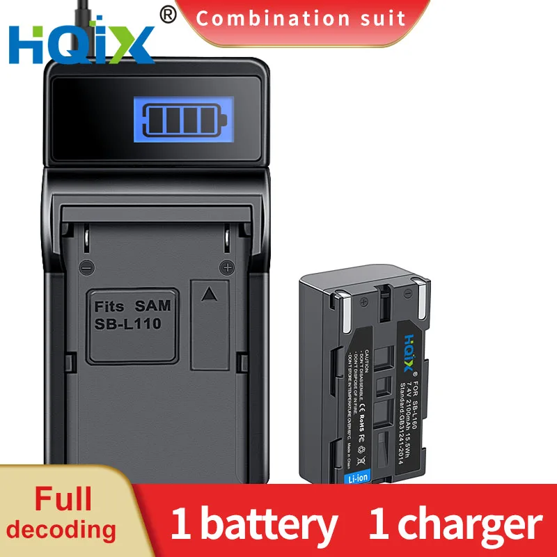 HQIX for Samsung SC-L903 L906 L907 W61 W62 W71 W73 W80 W87 W97 VM-A110 A300 A320 A350 A400 A2300 Camera SB-L160 Charger Battery