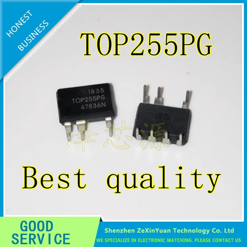 10PCS/LOT TOP255PN  TOP255PG TOP255P TOP255 DIP-7 NEW  Best quality power management chip IC