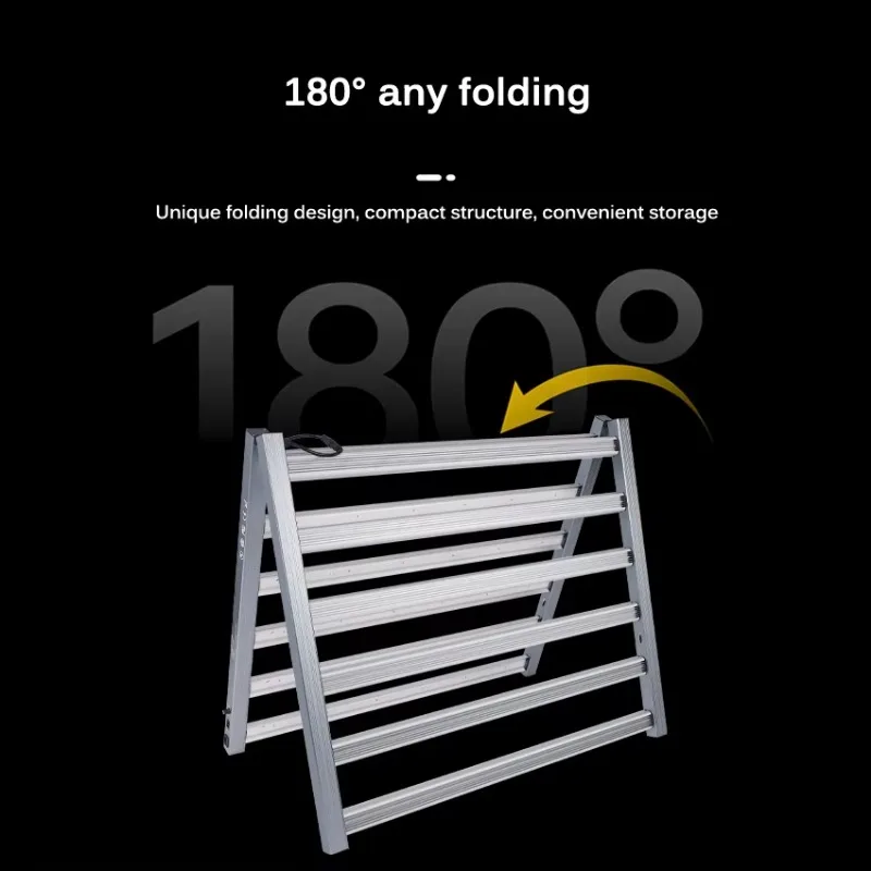 Grow Light ETL Dimmable Foldable 9 10 12 Bars 1000W 1200W Full Spectrum Hydroponic 318 Plant Led Grow Light