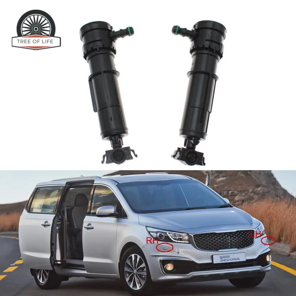 98672-A9000 Front Head Light Lamp Washer Spray Nozzle Cleaning Pump Actuator Jet For Kia Carnival Sedona 2015 2016 2017 2018  ﻿