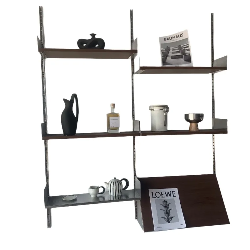 

Medieval shelves, living room background wall decoration, adjustable bookshelves, home wall display shelves