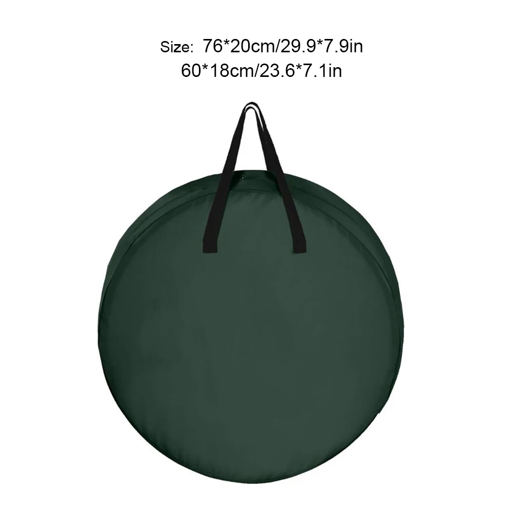 Polyester Storage Bag Protects Wreaths Practical And Wide Usage Dual Zips And Reinforced Handles Enlarge storage bag