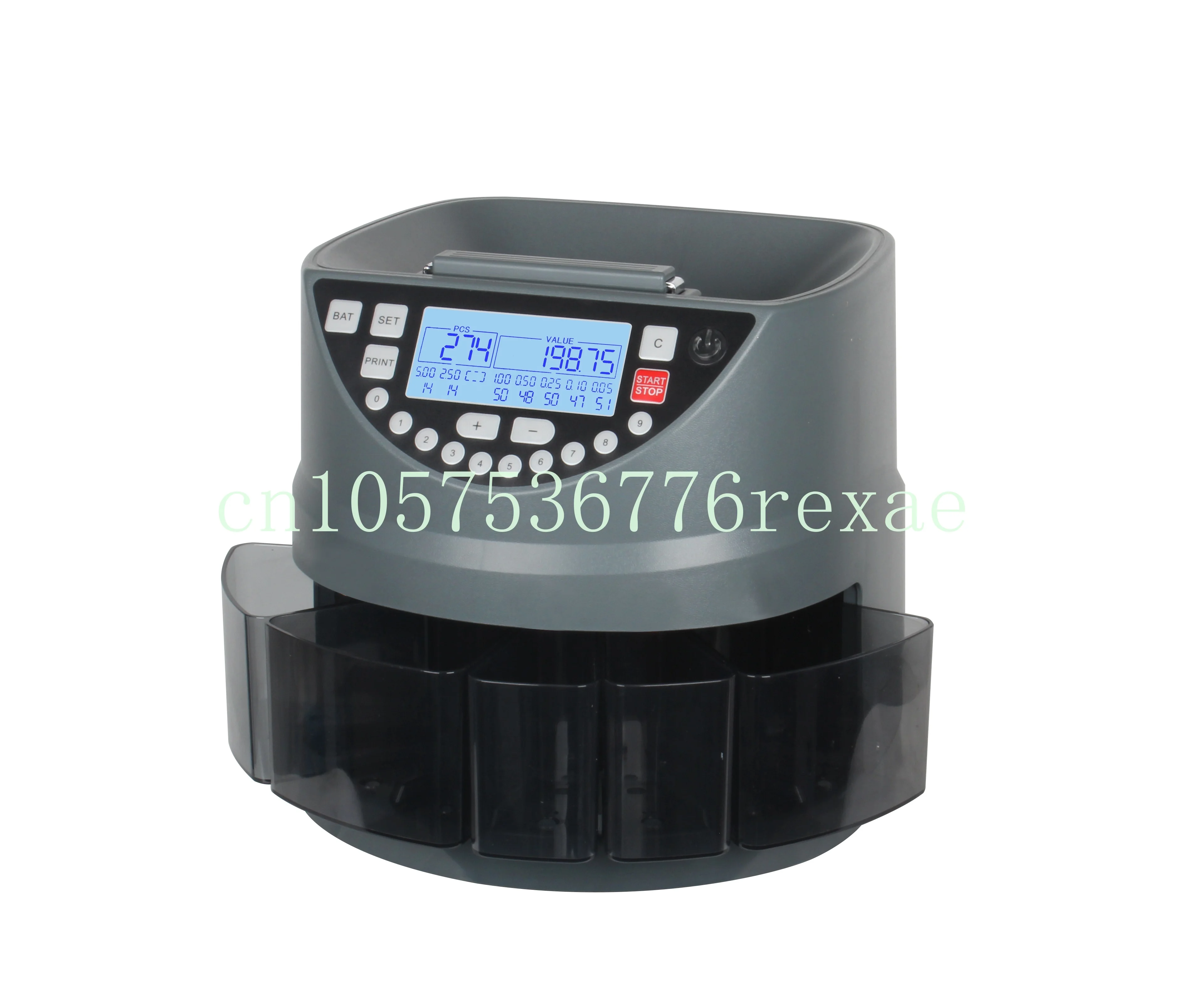 Coin Adjustable Pole Currency Professional Dollar Counter Automatic Coin Sorting Machine