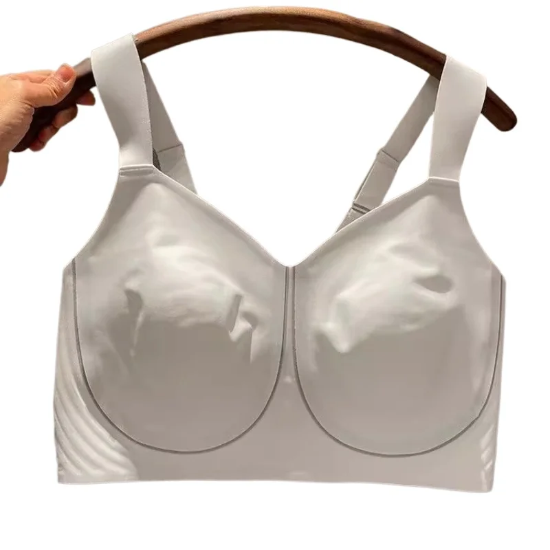 Everyday Plus Size Minimizer Bra, Seamless Summer Lingerie with Side Support, Anti-Sagging Wireless Comfort Full Coverage