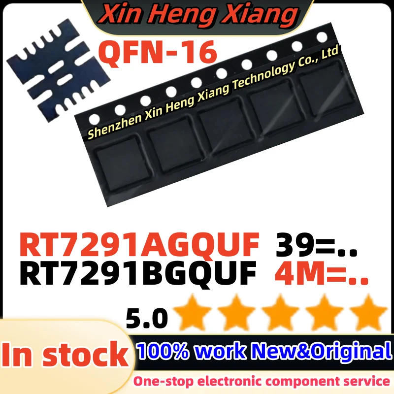 (5pcs) RT7291B RT7291BGQUF 4M=1J 4M=3C 4M= RT7291AGQUF RT7291A 39=1J 39=1K 39=1C 39= QFN-16