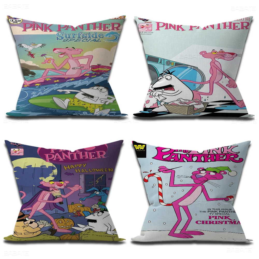 P-Pink-Pantheres Pillowcase Toon Gift Cushion Cover Bedroom Home Sofa Chair Seat Decor Pillow Case