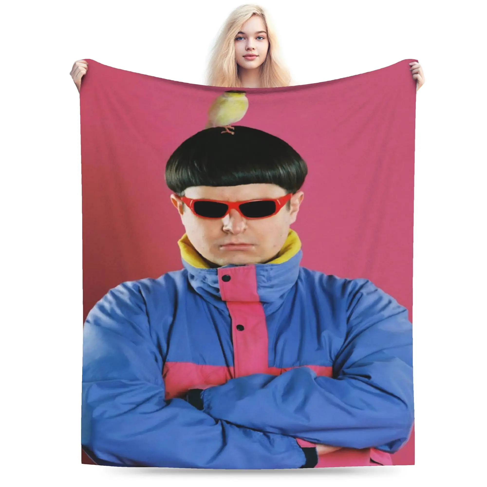 Super Soft RIP Oliver Tree 1993-2026 Throw Blanket Premium Fleece Flannel Lightweight Bed Blanket Super Cozy Bedspread
