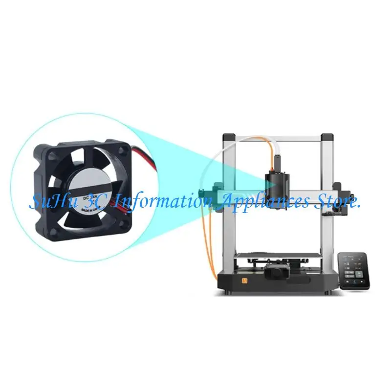  DC24V 3010 Cooling Fan For 3D Printer Head Efficient Heat Dissipation And Low Noise Operation