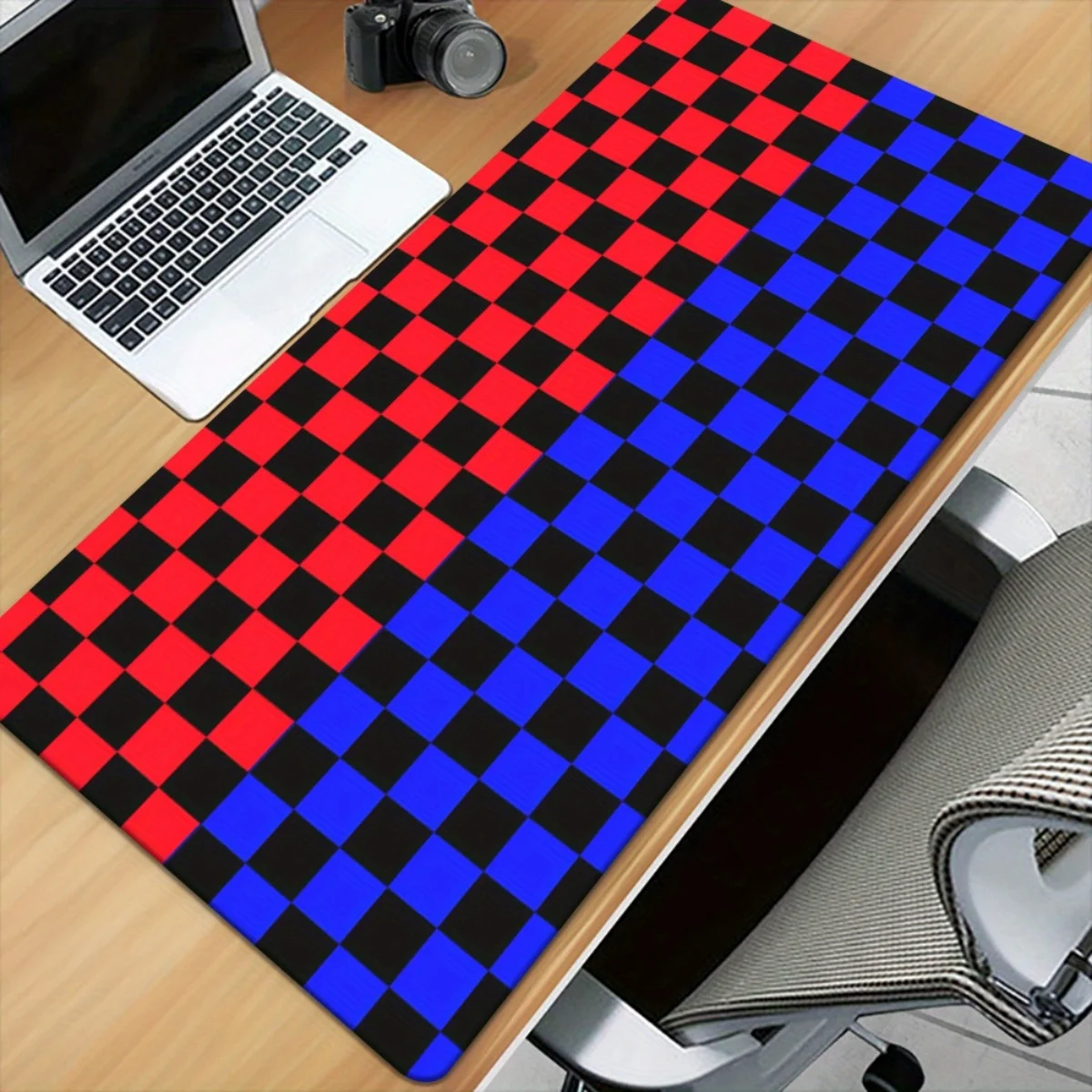 Brand Checker Red Pad HD Printed Desk Mat, Iron Art XXL Mousepad, Multi Functional Keyboard Gaming Mouse Mats, Office Computer P