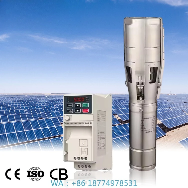 Гибридный погружной солнечный водяной насос для орошения