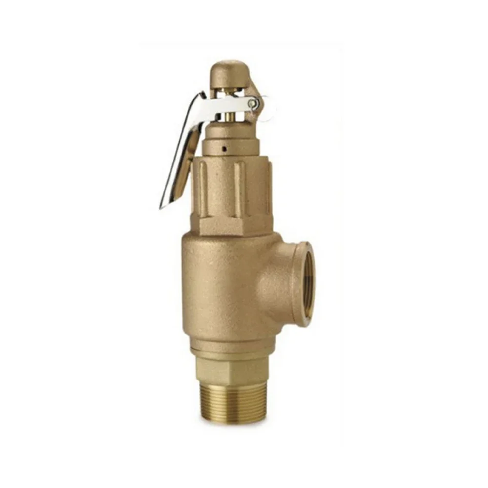 Bronze Pressure Relief Spring Load Safety Valve Brass    with Handle