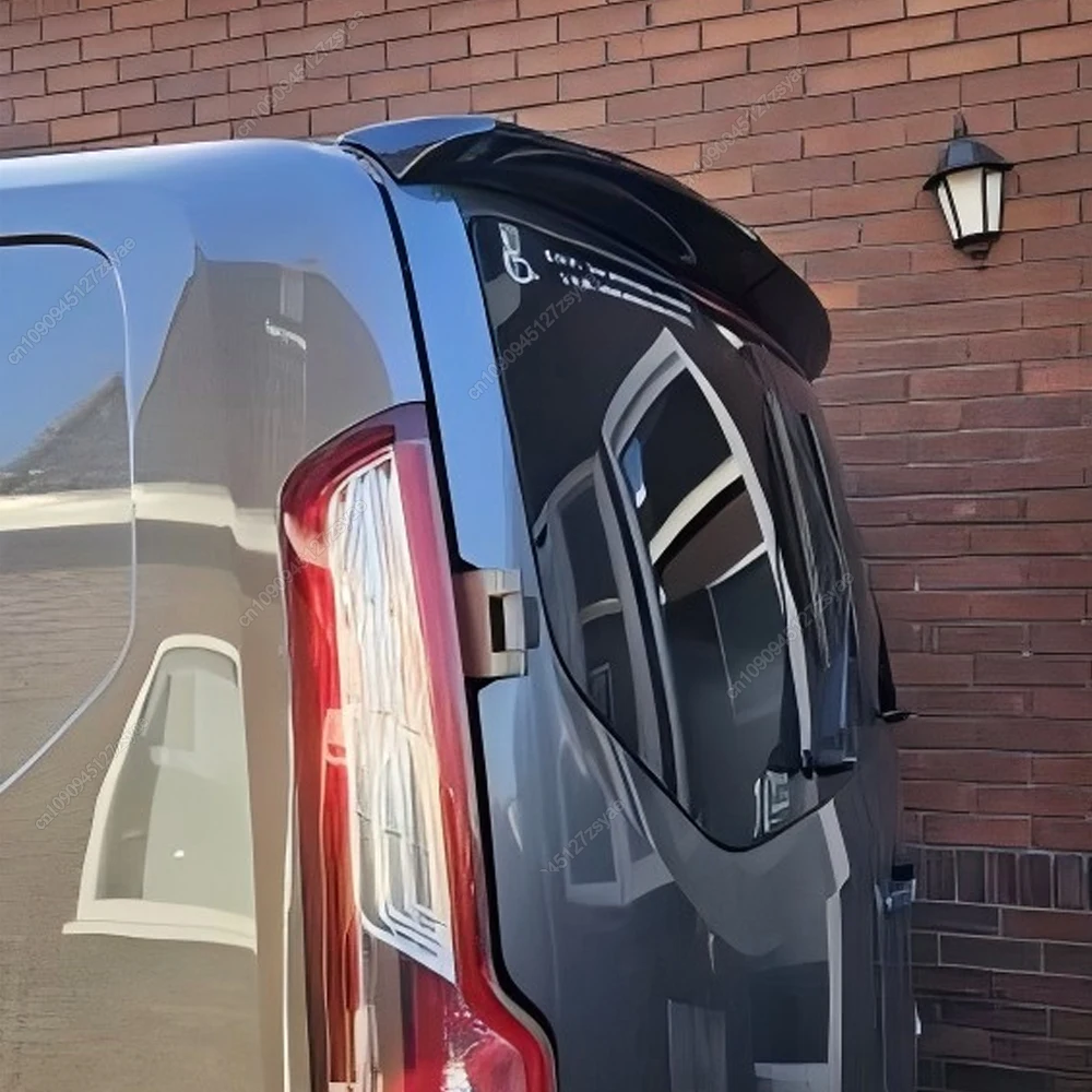 

Car Rear Trunk Roof Spoiler Lid Wing Cover For Ford Transit Custom Mk8 2012-2023 Double Door ABS Gloss Black Bodykits Tuning