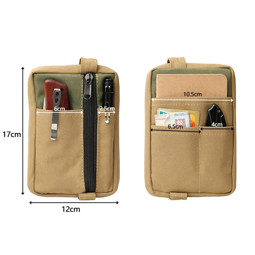 Tactical Mini Pouch Durable Wallet Outdoor Multi Card Bag Tool Storage Bag Molle Pouch Wallet Portable Key Card Case Pouch Bag