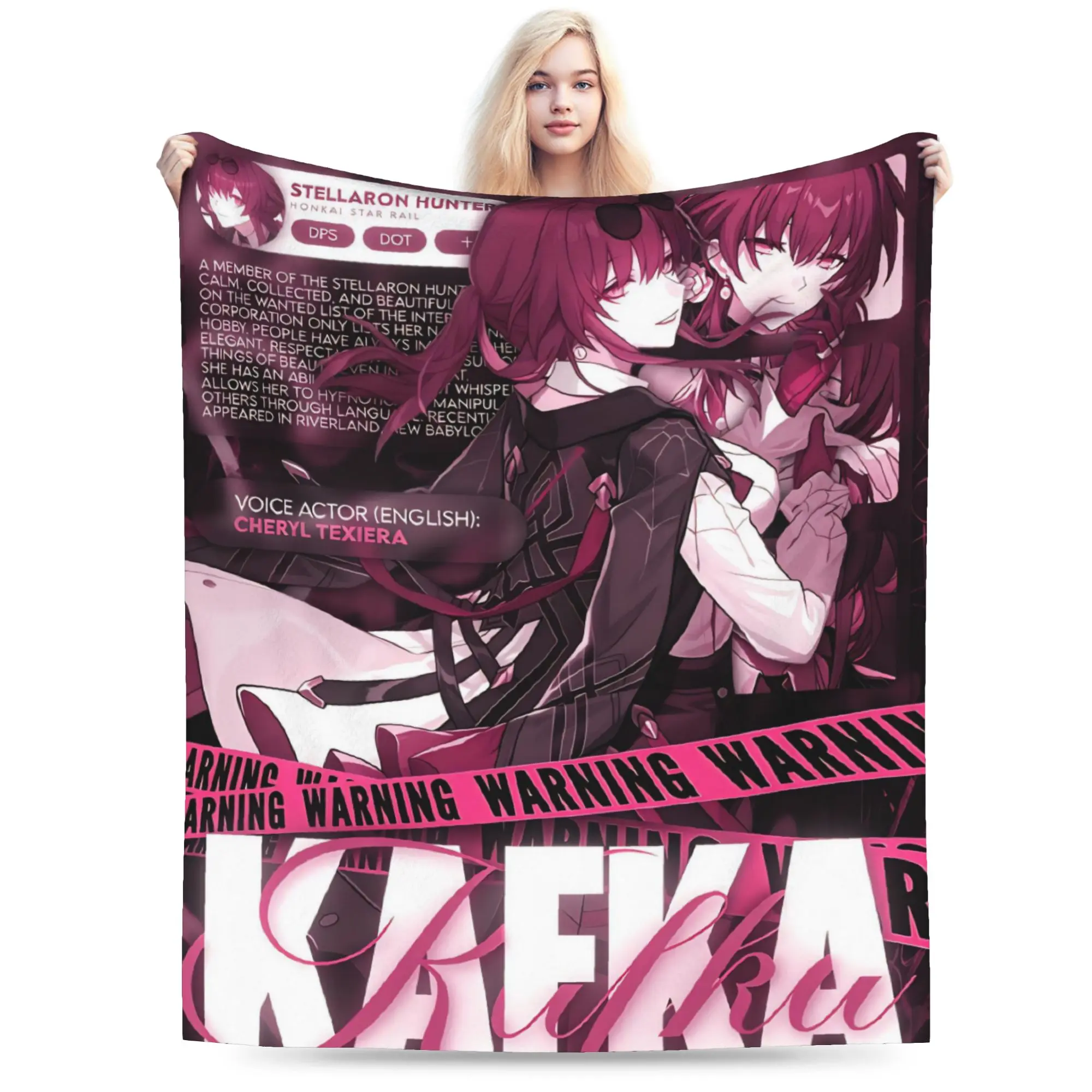 Honkai Star Rail Throw Blanket for Couch  Fuzzy Soft Plush Blanket 50x60 Inches Multi-size Bedspread for All Seasons