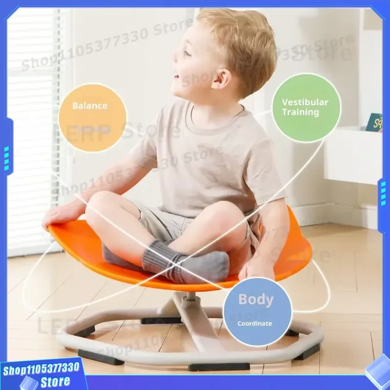 Plastic Rotating Balance Chair for Kids Indoor Vestibular Training Toy Unisex Commercial Equipment Suitable for Children Over